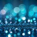 Interconnected digital nodes forming a network.